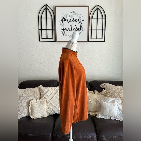 Arc’teryx Quarter Zip Orange Long Sleeve Jacket Size L Outdoor Hiking Gorpcore - Picture 8 of 13